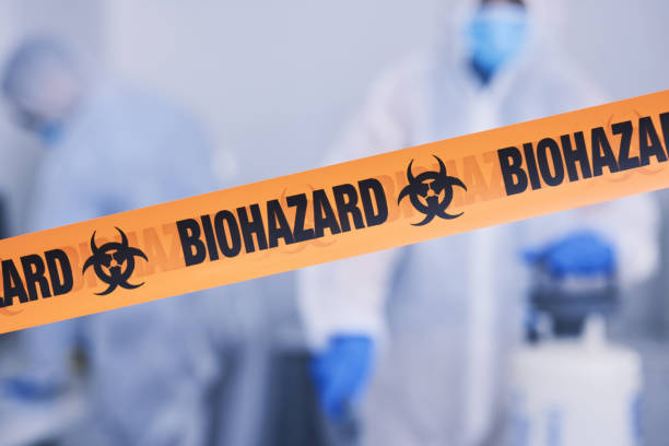 Professional Biohazard technician working in Empire, NV